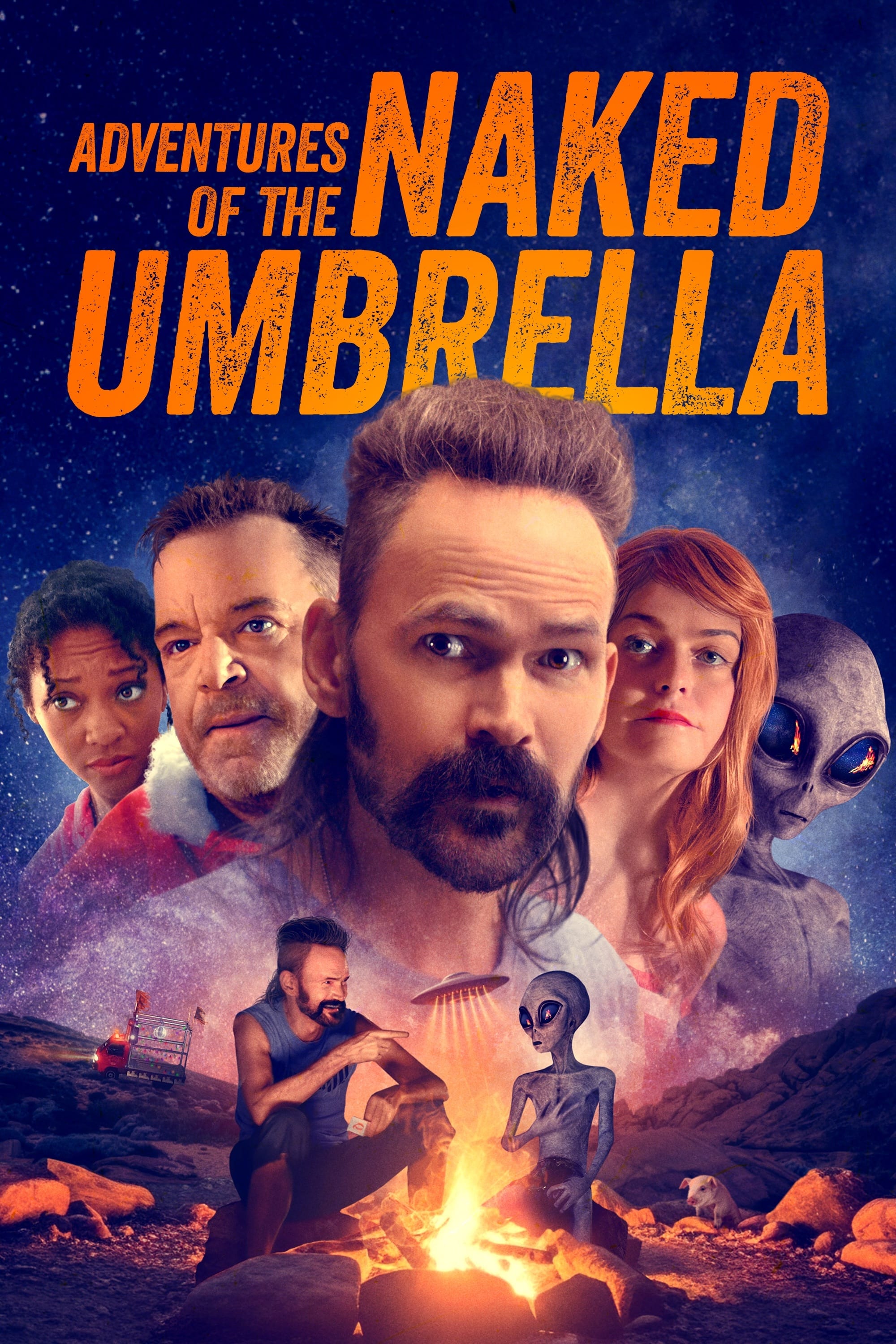Постер Adventures of the Naked Umbrella